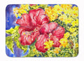 Flower - Hibiscus Memory Foam Kitchen Mat Machine Washable Anti-Fatigue Cushion Comfort Bath or Kitchen Rug