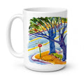 Harbour Ceramic Coffee Mug 15 oz Decorative Large C Handle Mug Cup for Tea, Cocoa Hot Chocolate
