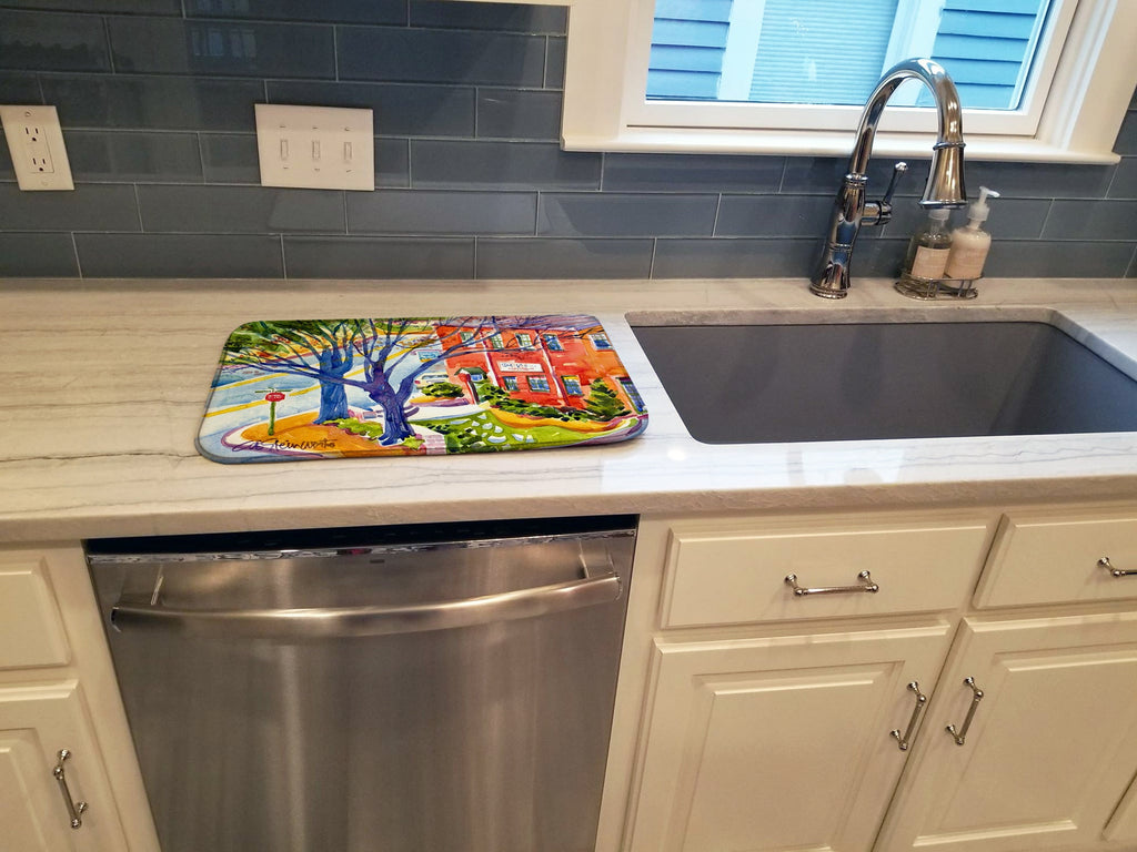 Harbour Dish Drying Mat Absorbent Dish Drying Mat Pad for Kitchen Counter Dish Drainer Mat for Countertop, 14 x 21", Multicolor