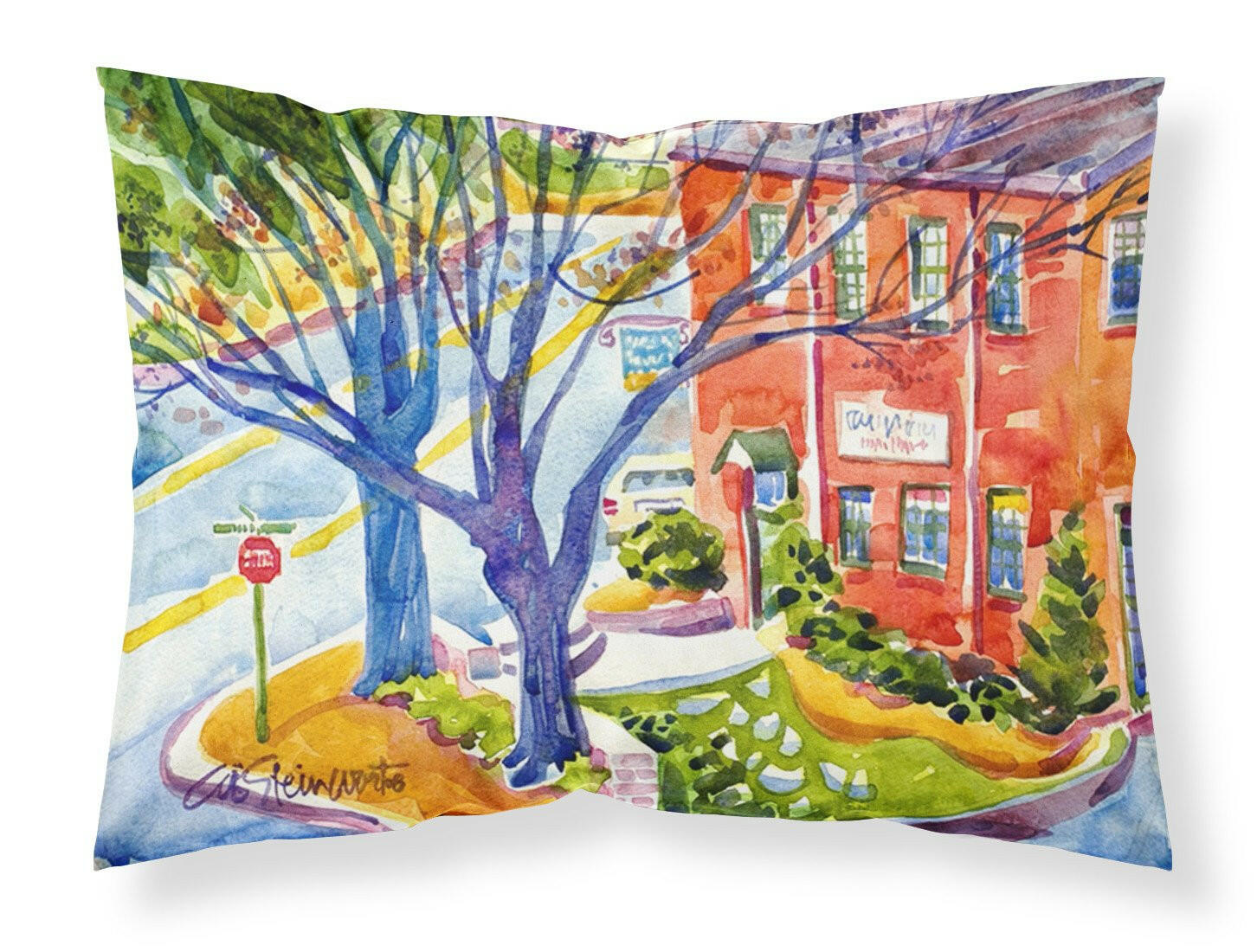Harbour Standard Pillowcase Lightweight Super Soft Easy Care Decorative Artwork Pillowcase, Standard