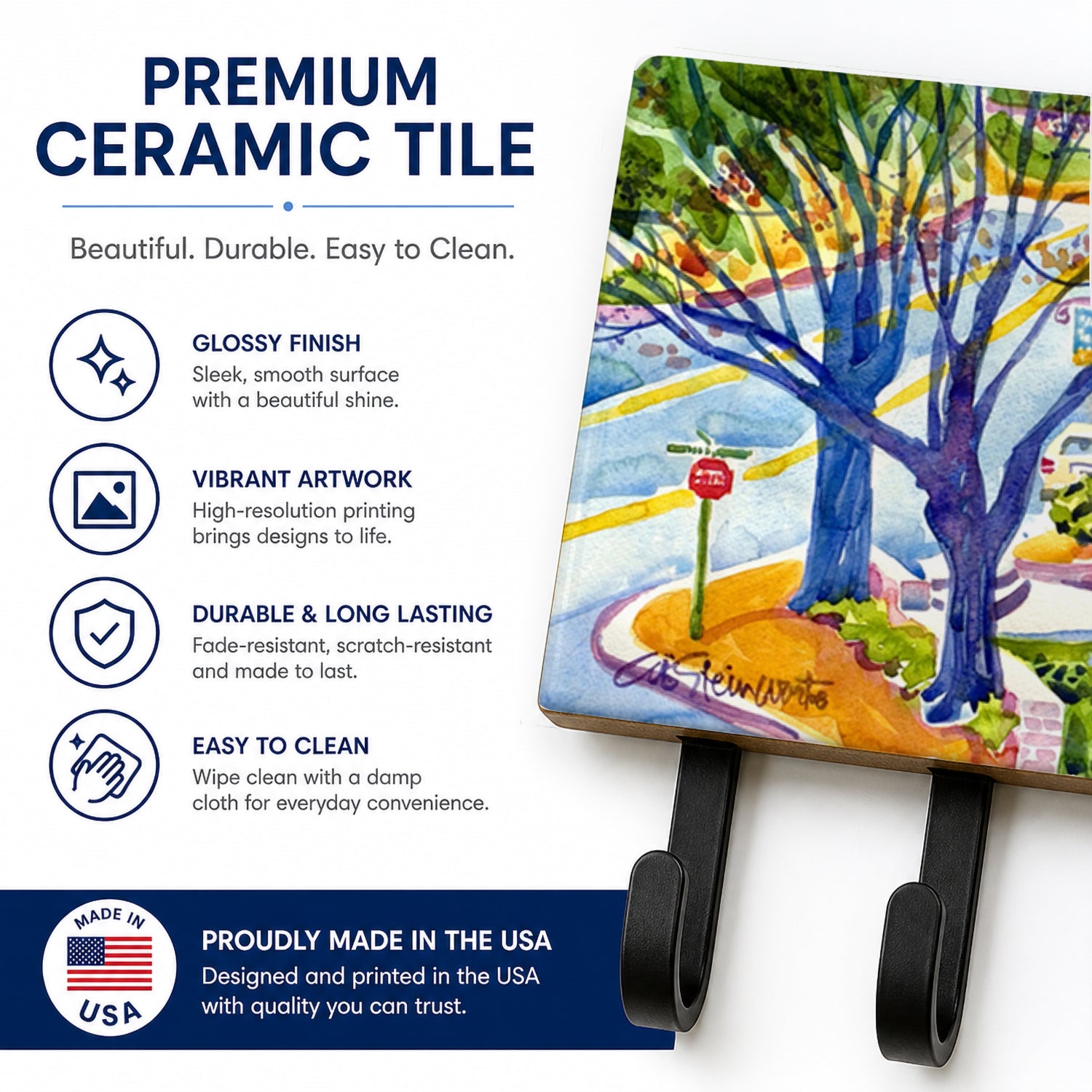 Harbour Leash or Key Holder Wall Hooks, Coat Rack Wall Mount, for Hanging Keys, Towels, Aprons, Leashes