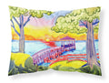 Dock at the pier Standard Pillowcase Lightweight Super Soft Easy Care Decorative Artwork Pillowcase, Standard