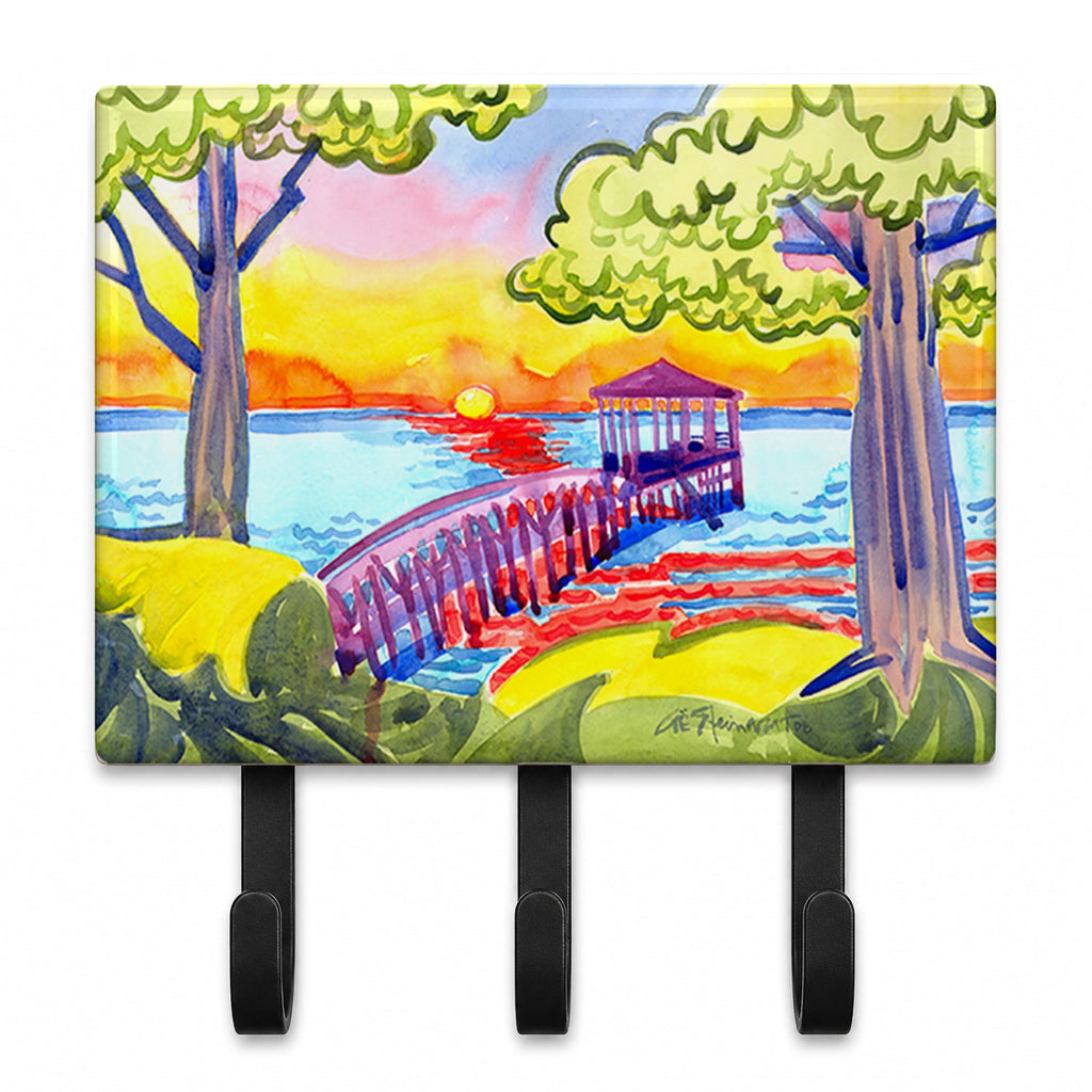 Dock at the pier Leash or Key Holder Wall Hooks, Coat Rack Wall Mount, for Hanging Keys, Towels, Aprons, Leashes