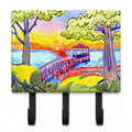 Dock at the pier Leash or Key Holder Wall Hooks, Coat Rack Wall Mount, for Hanging Keys, Towels, Aprons, Leashes