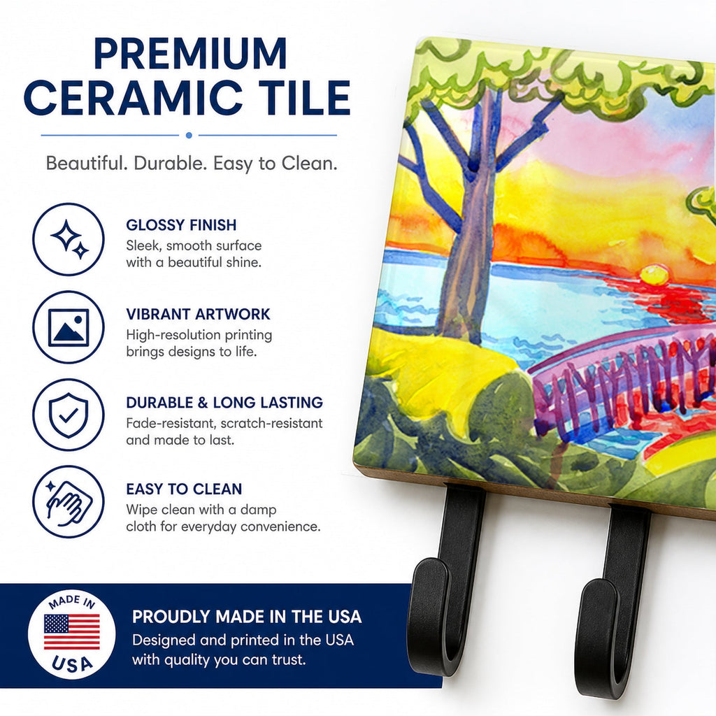 Dock at the pier Leash or Key Holder Wall Hooks, Coat Rack Wall Mount, for Hanging Keys, Towels, Aprons, Leashes