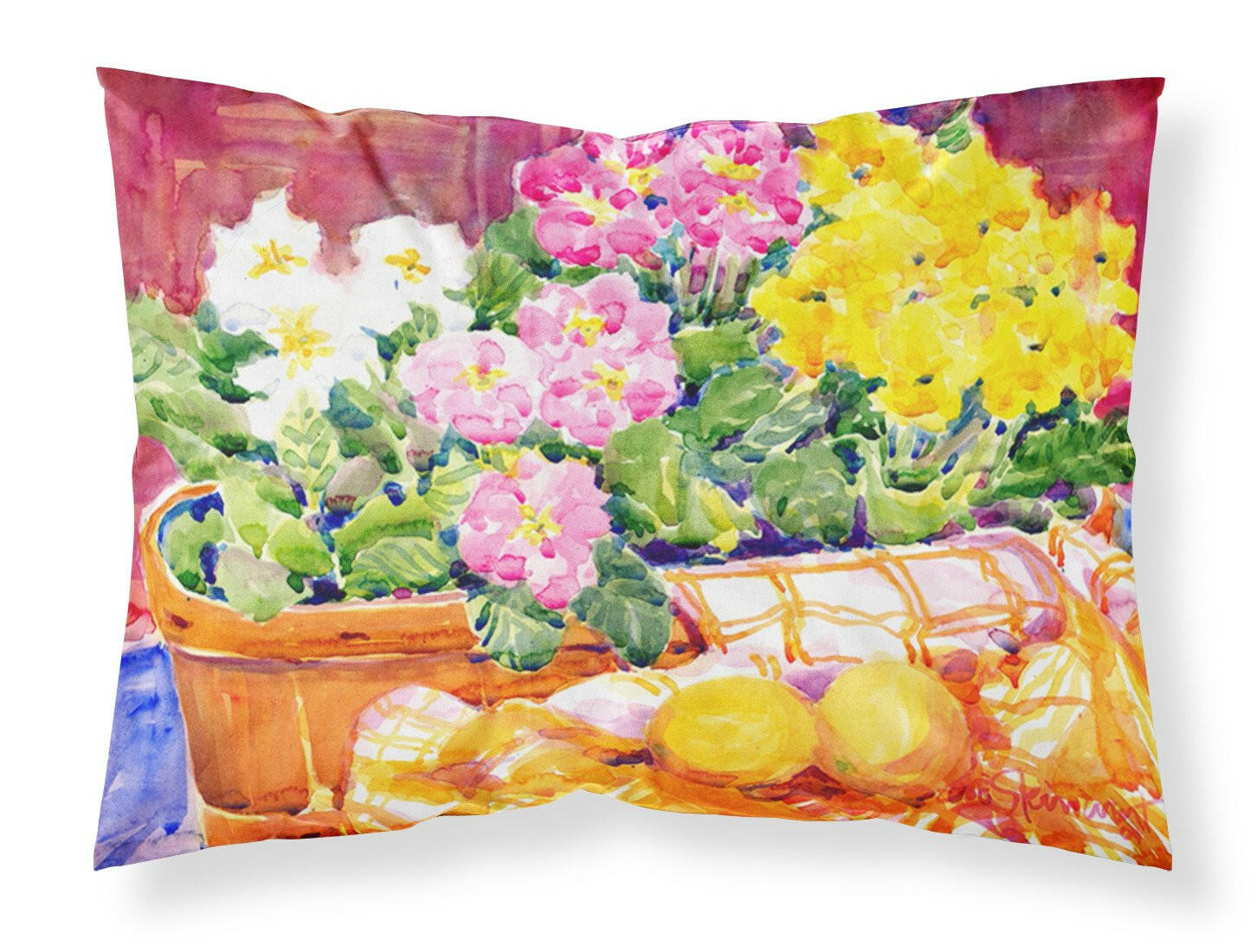 Flower - Primroses Standard Pillowcase Lightweight Super Soft Easy Care Decorative Artwork Pillowcase, Standard