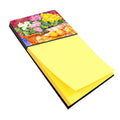 Flower - Primroses Watercolor Sticky Note Holder Refillable Dispenser Desk Accessory 3x3 Pad Gift