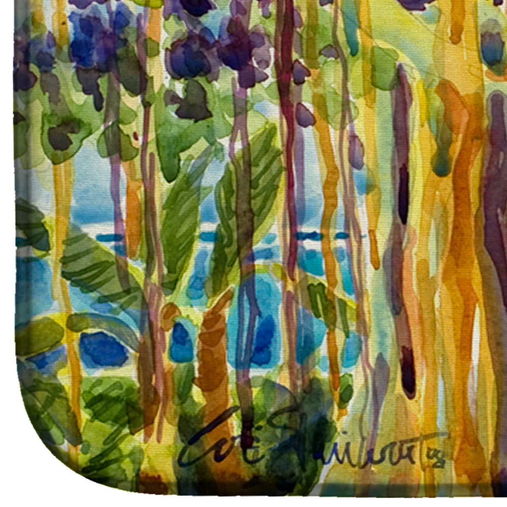 Tree - Banyan Tree Dish Drying Mat Absorbent Dish Drying Mat Pad for Kitchen Counter Dish Drainer Mat for Countertop, 14 x 21", Multicolor