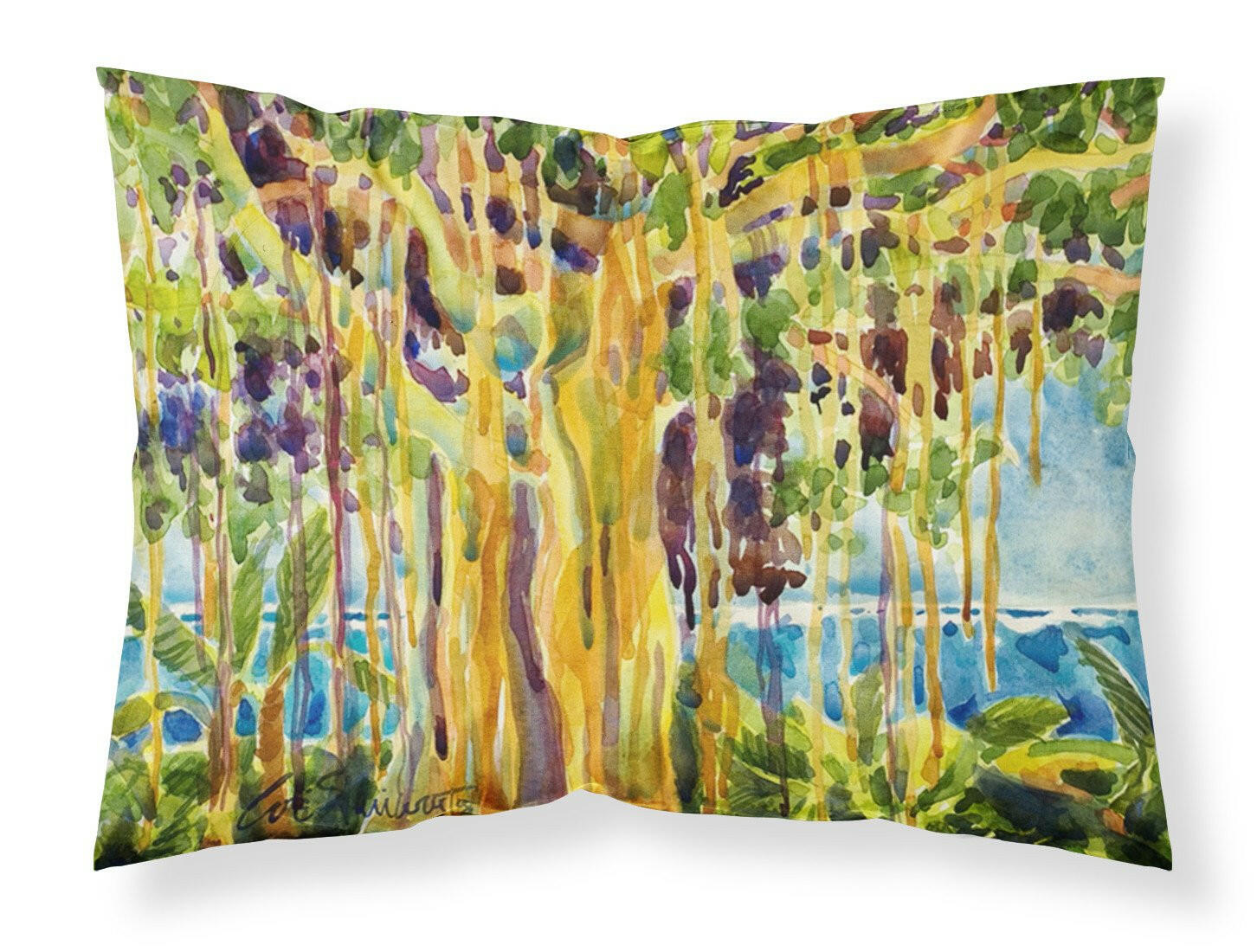 Tree - Banyan Tree Standard Pillowcase Lightweight Super Soft Easy Care Decorative Artwork Pillowcase, Standard