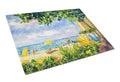 Beach Resort view from the condo Cutting Board Tempered Glass Kitchen Cutting Surface, Heat Resistant Chopping, Non-Slip Feet, Food Prep & Serving