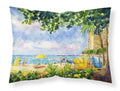 Beach Resort view from the condo Standard Pillowcase Lightweight Super Soft Easy Care Decorative Artwork Pillowcase, Standard
