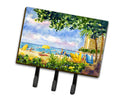 Beach Resort view from the condo Leash or Key Holder Wall Hooks, Coat Rack Wall Mount, for Hanging Keys, Towels, Aprons, Leashes