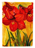 Flower - Amaryllis House Flag 28x40 Porch Sleeve Pole Decorative Outside Yard Banner Artwork Wall Hanging, Polyester
