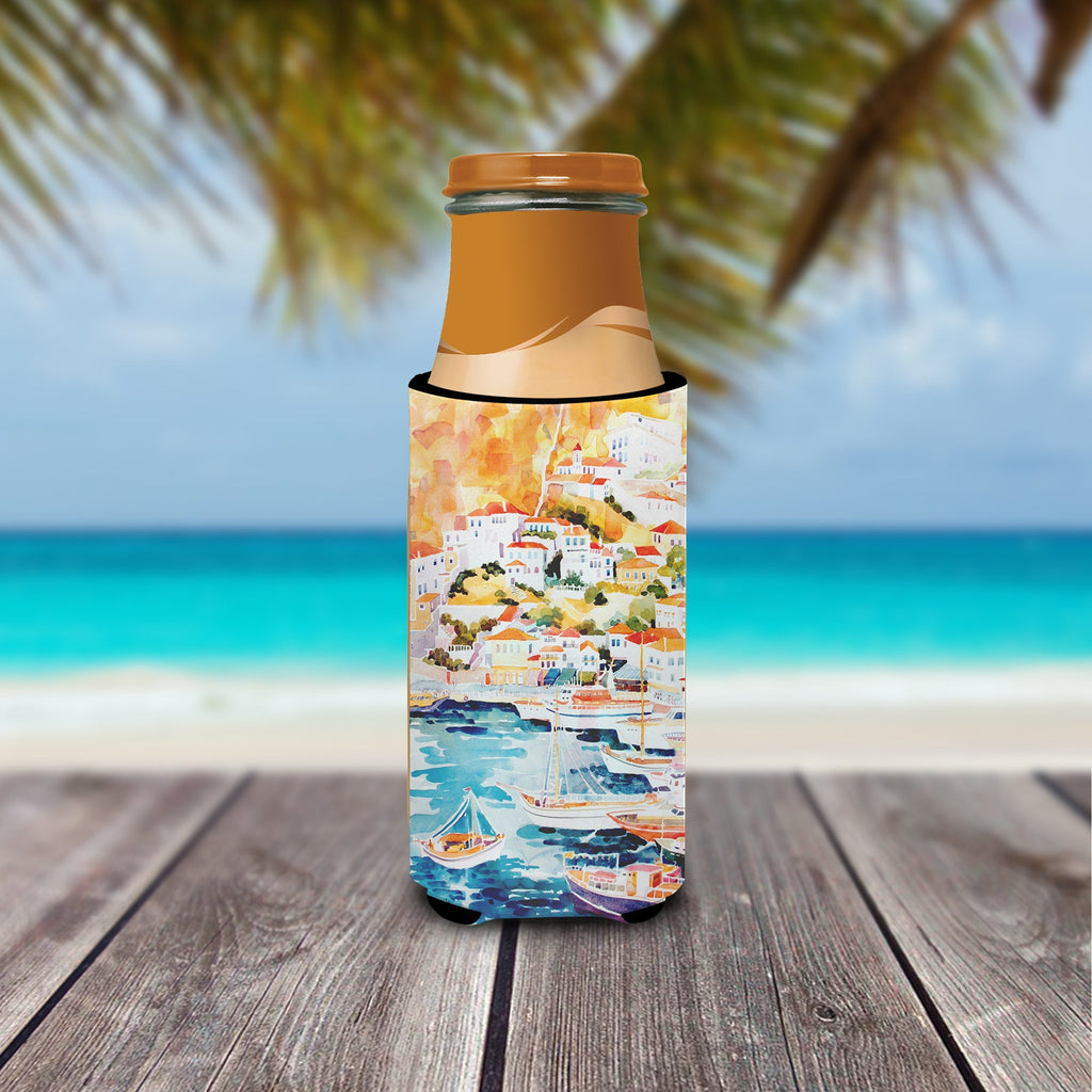 Harbour Slim Can Hugger , Insulated Foam Hugger for 12 oz Slim Cans, Beer Bottles & Water Bottles, Printed in USA