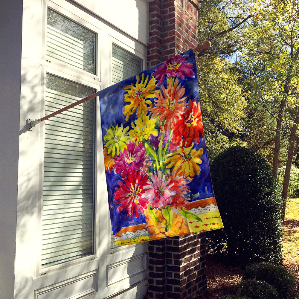 Flower - Gerber Daisies House Flag 28x40 Porch Sleeve Pole Decorative Outside Yard Banner Artwork Wall Hanging, Polyester