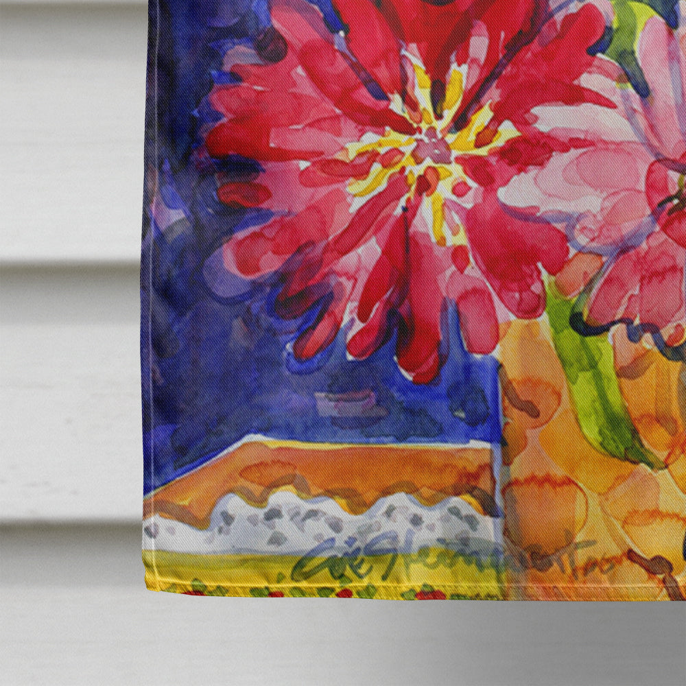 Flower - Gerber Daisies House Flag 28x40 Porch Sleeve Pole Decorative Outside Yard Banner Artwork Wall Hanging, Polyester