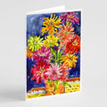 Flower - Gerber Daisies Greeting Cards Pack of 8 Blank Cards with Envelopes Whimsical A7 Size 5x7
