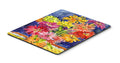 Flower - Gerber Daisies Mouse Pad, Heat Resistant Trivet Hot Pad , Non Slip Rubber Desk Mat, Kitchen Counter Protector, Home Office Decor Gift