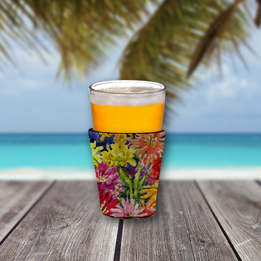 Flower - Gerber Daisies Red Cup Hugger Sleeve for 16–22 oz Party Cups, Insulated Foam Drink Holder for Iced Coffee, Tailgate & BBQ Reusable