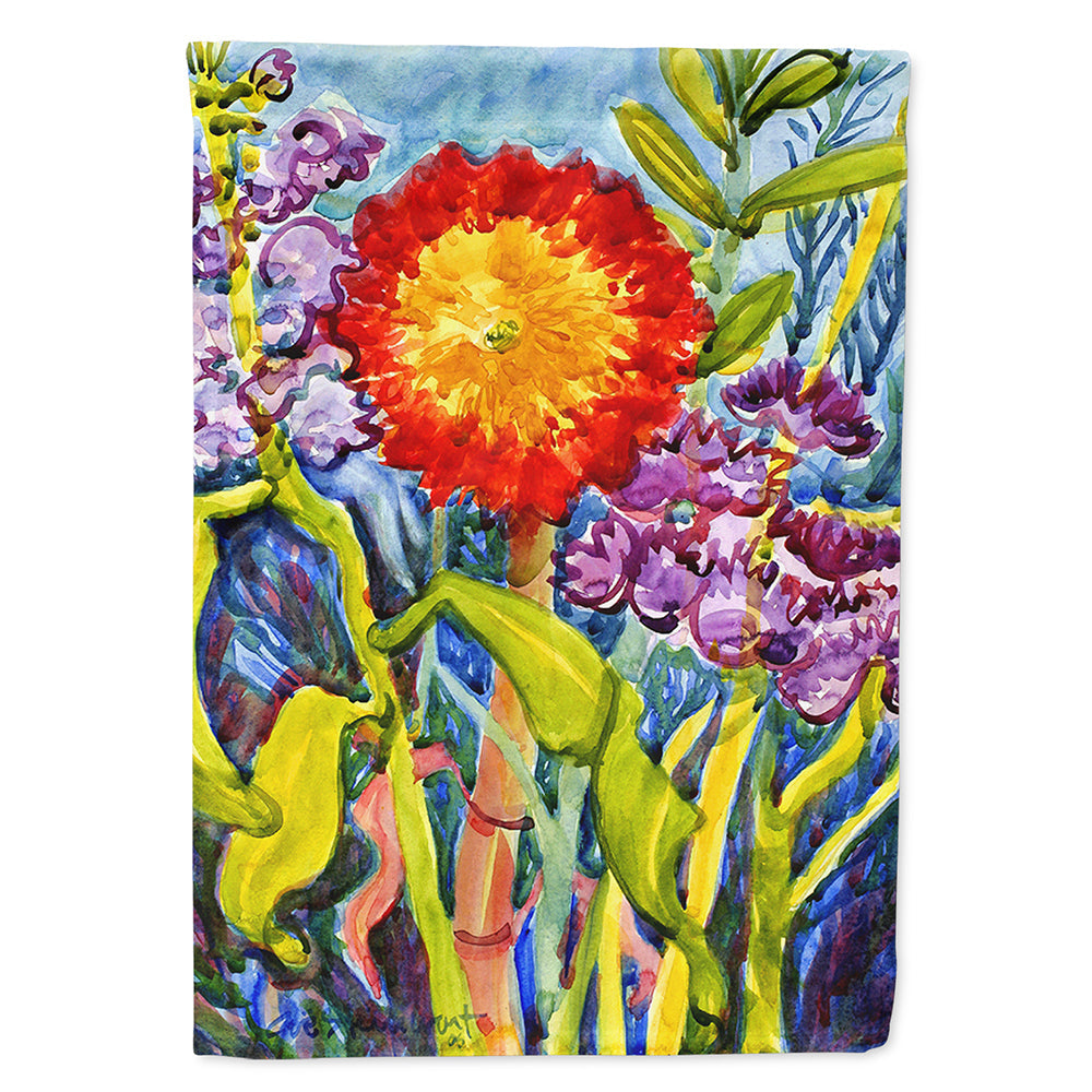 Flower - Sunflower House Flag 28x40 Porch Sleeve Pole Decorative Outside Yard Banner Artwork Wall Hanging, Polyester