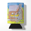 Cat Love at the Log Cabin  Can or Bottle Hugger Cooler Sleeve for Standard 12 oz Cans, Insulated Foam Beer & Soda Can Hugger Reusable