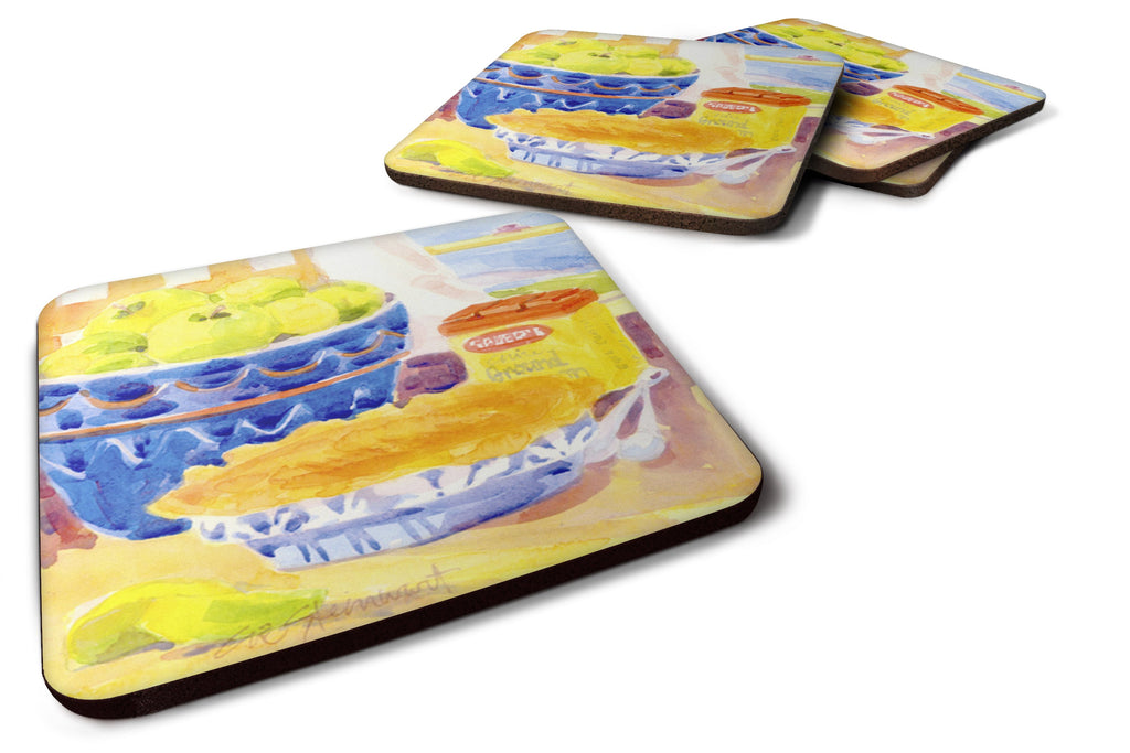 Foam Coasters Set of 4 Cup Coasters for Indoor Outdoor, Tabletop Protection, Anti Slip, Mouse pad Material