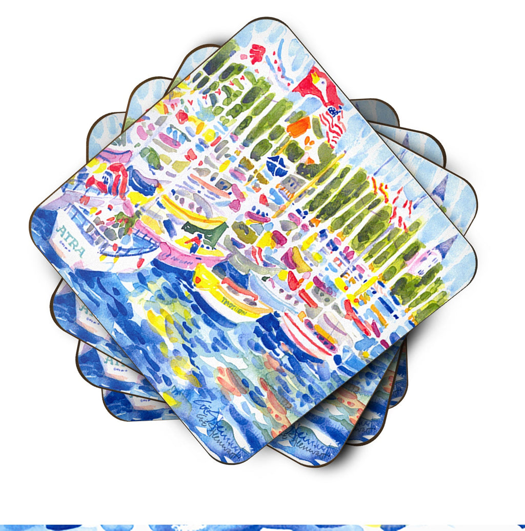 Harbour Foam Coasters Set of 4 Cup Coasters for Indoor Outdoor, Tabletop Protection, Anti Slip, Mouse pad Material