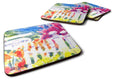 Whitegate Inn fence Houses Foam Coasters Set of 4 Cup Coasters for Indoor Outdoor, Tabletop Protection, Anti Slip, Mouse pad Material