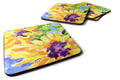 Flower - Sunflower Foam Coasters Set of 4 Cup Coasters for Indoor Outdoor, Tabletop Protection, Anti Slip, Mouse pad Material
