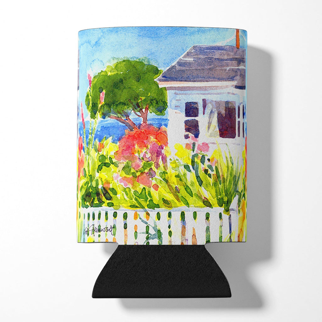 Houses Can or Bottle Hugger Cooler Sleeve for Standard 12 oz Cans, Insulated Foam Beer & Soda Can Hugger Reusable