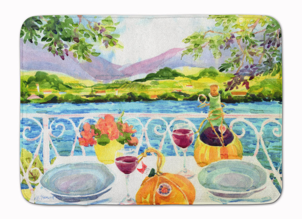 Afternoon of Grape Delights Wine Memory Foam Kitchen Mat Machine Washable Anti-Fatigue Cushion Comfort Bath or Kitchen Rug