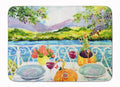 Afternoon of Grape Delights Wine Memory Foam Kitchen Mat Machine Washable Anti-Fatigue Cushion Comfort Bath or Kitchen Rug
