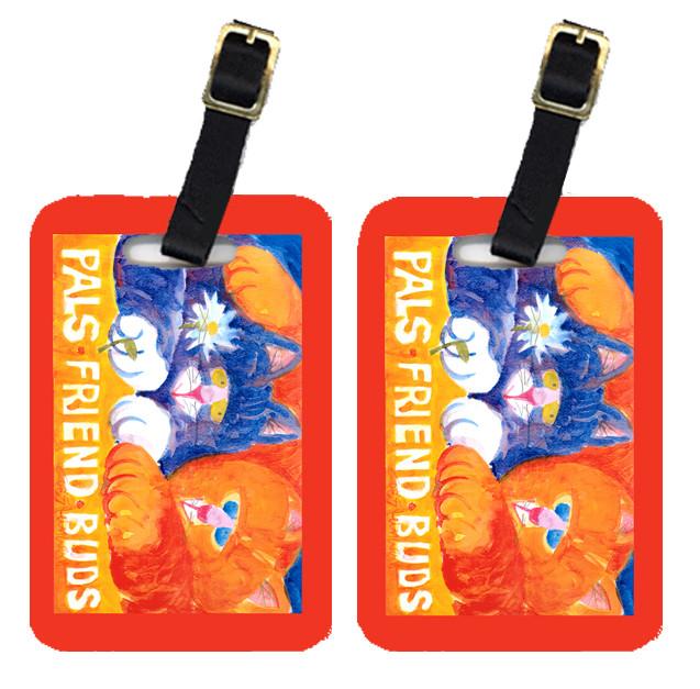 Cats Pals Friends Buds Luggage Tag