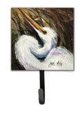 White Egret Leash or Key Holder Wall Hooks, Key Hooks Holder, Coat Rack Wall Mount, Coat Hooks, Hooks for Hanging Keys, Towels, Aprons, Leashes