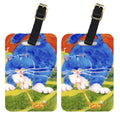 Big Blue the Cat Golfer Luggage Tag