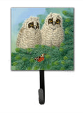 Owlets and Butterfly by Sarah Adams Leash or Key Holder Wall Hooks, Key Hooks Holder, Coat Rack Wall Mount, Coat Hooks, Hooks for Hanging Keys, Towels, Aprons, Leashes