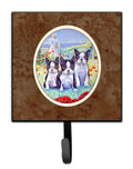 Boston Terrier Trio Leash or Key Holder Wall Hooks, Key Hooks Holder, Coat Rack Wall Mount, Coat Hooks, Hooks for Hanging Keys, Towels, Aprons, Leashes