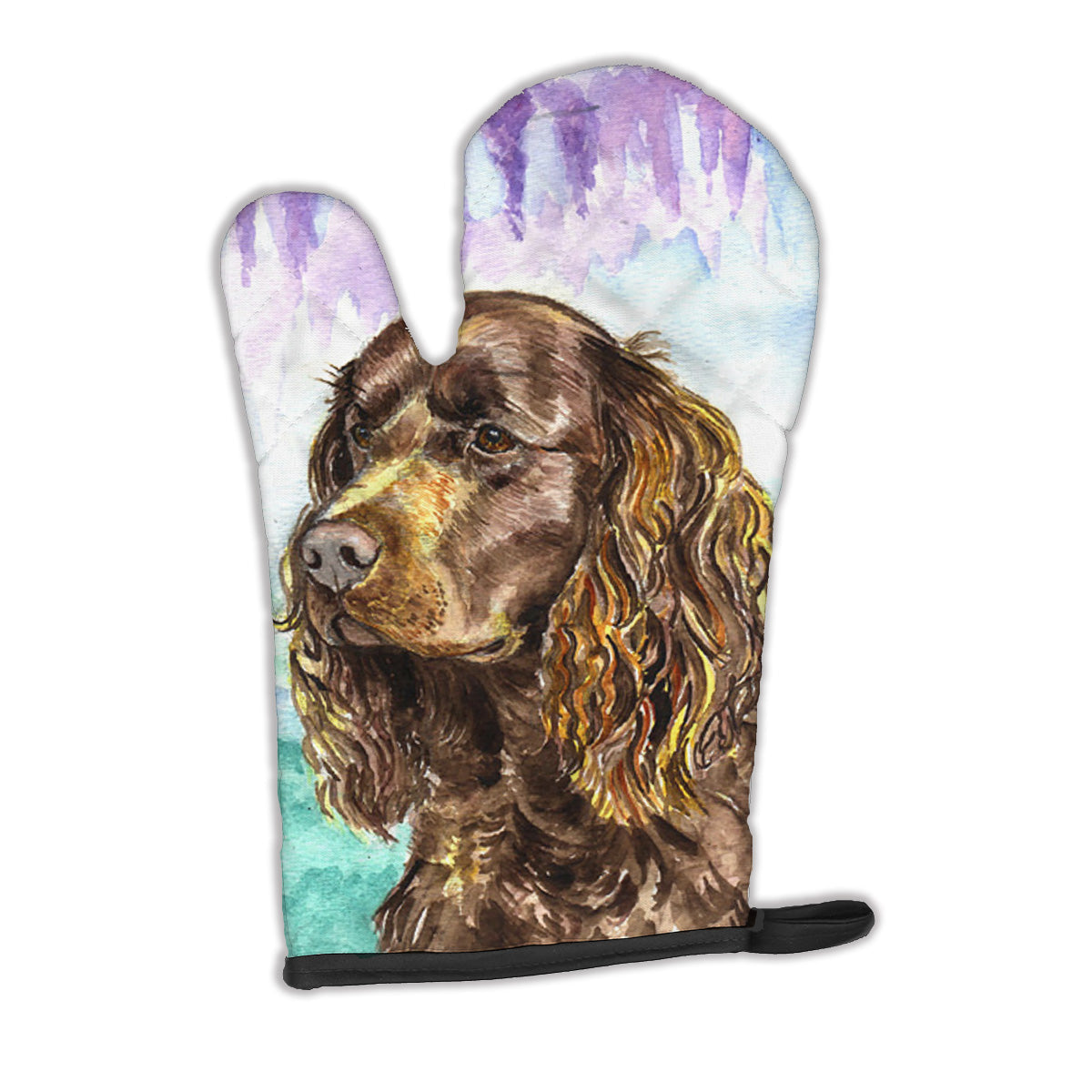 American Water Spaniel Oven Mitt Heat Resistant Thick Oven Mitt for Hot Pans and Oven, Kitchen Mitt Protect Hands, Cooking Baking Glove