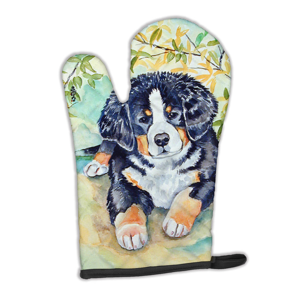 Bernese Mountain Dog Puppy Oven Mitt Heat Resistant Thick Oven Mitt for Hot Pans and Oven, Kitchen Mitt Protect Hands, Cooking Baking Glove