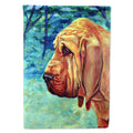 Bloodhound House Flag 28x40 Porch Sleeve Pole Decorative Outside Yard Banner Artwork Wall Hanging, Polyester