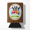 Hugs Boston Terrier Can or Bottle Hugger Cooler Sleeve for Standard 12 oz Cans, Insulated Foam Beer & Soda Can Hugger Reusable