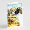 Canaan Dog Greeting Cards Pack of 8 Blank Cards with Envelopes Whimsical A7 Size 5x7