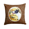 Canaan Dog Decorative Throw Pillow 14x14 Indoor Outdoor Accent Cushion, Fabric Cover with Insert for Sofa, Bed, Porch & Living Room