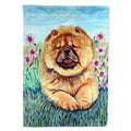 Chow Chow House Flag 28x40 Porch Sleeve Pole Decorative Outside Yard Banner Artwork Wall Hanging, Polyester