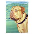 Dogue de Bordeaux House Flag 28x40 Porch Sleeve Pole Decorative Outside Yard Banner Artwork Wall Hanging, Polyester