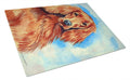 Irish Setter Cutting Board Tempered Glass Kitchen Cutting Surface, Heat Resistant Chopping, Non-Slip Feet, Food Prep & Serving