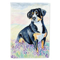 Entlebucher Mountain Dog House Flag 28x40 Porch Sleeve Pole Decorative Outside Yard Banner Artwork Wall Hanging, Polyester