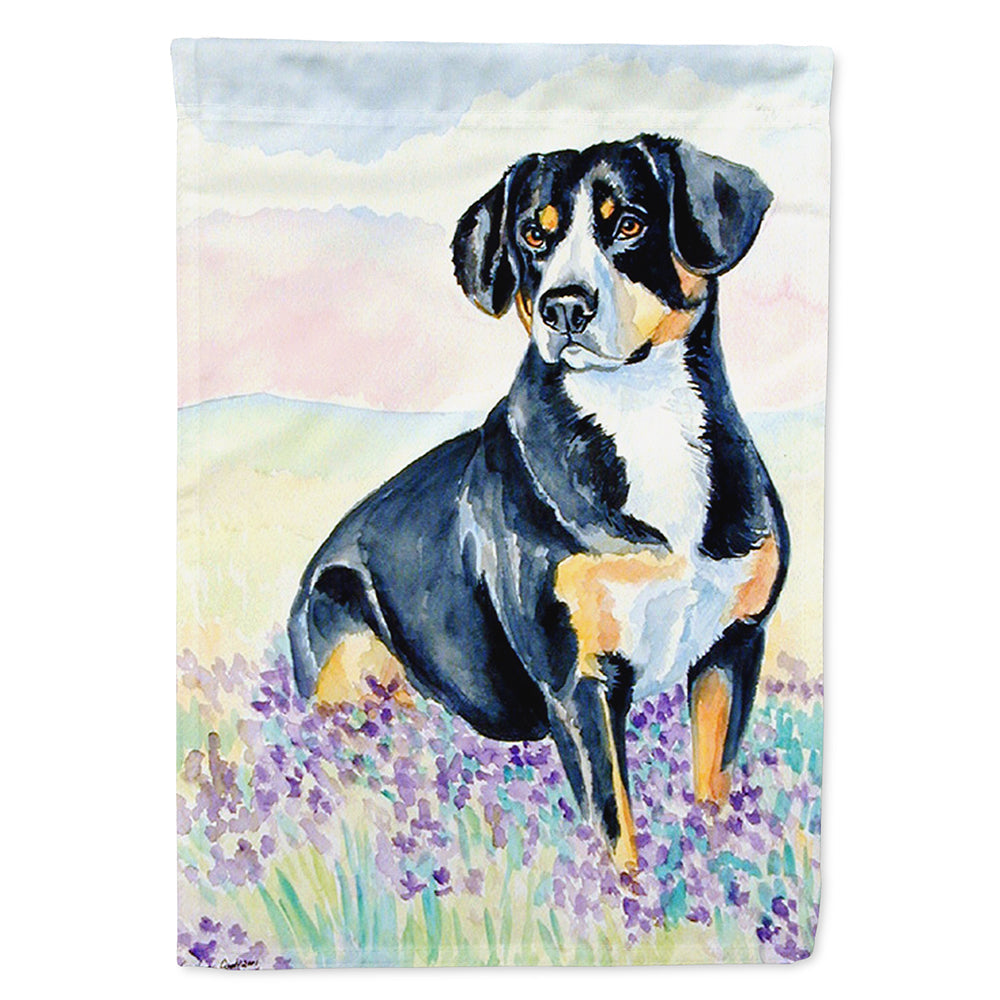 Entlebucher Mountain Dog House Flag 28x40 Porch Sleeve Pole Decorative Outside Yard Banner Artwork Wall Hanging, Polyester