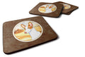 Ibizan Hound Foam Coasters Set of 4 Cup Coasters for Indoor Outdoor, Tabletop Protection, Anti Slip, Mouse pad Material