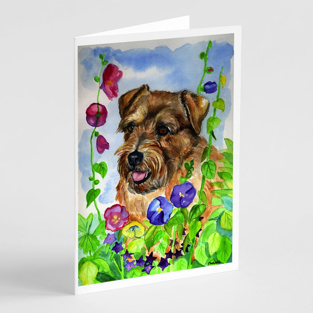 Norfolk Terrier Greeting Cards Pack of 8 Blank Cards with Envelopes Whimsical A7 Size 5x7